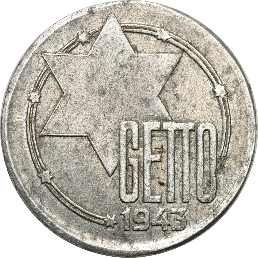 Getto Łódź. 20 marek 1943, aluminium
